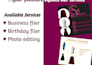 create simple and clear flyer
